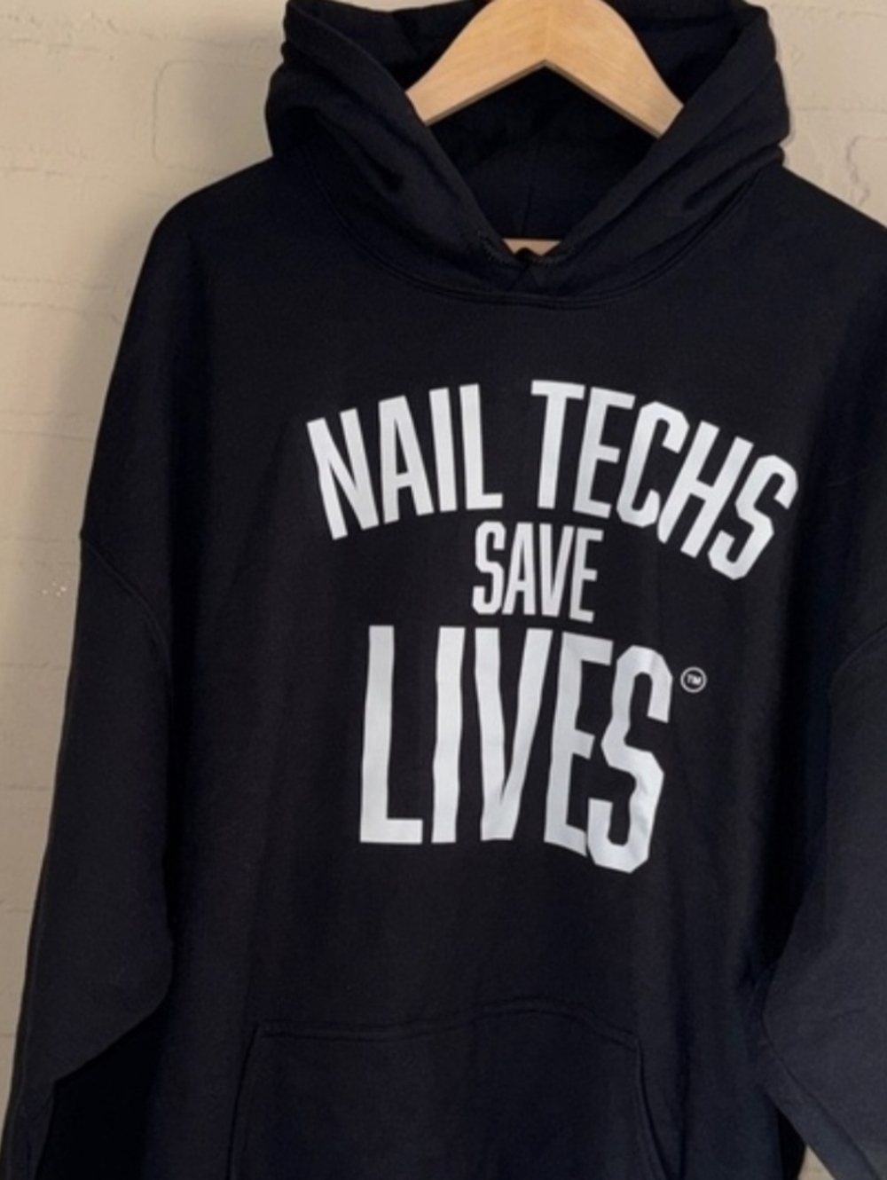 Nail Techs Save Lives Black Hoodie